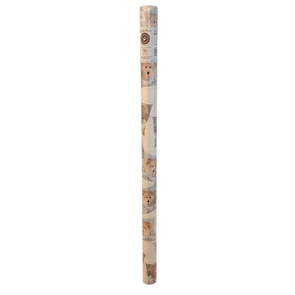 New Vintage Boyds Bears 2005 70 Square Feet Teddy Bear Wrapping Paper